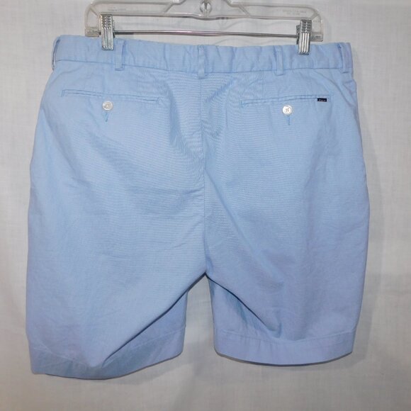 Polo by Ralph Lauren Light Blue Flat Front Men Shorts - Picture 7 of 11